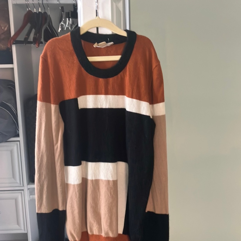 Michael kors collection color block sweater